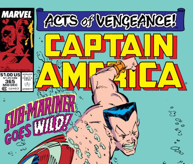 Captain America (1968) #365 Cover