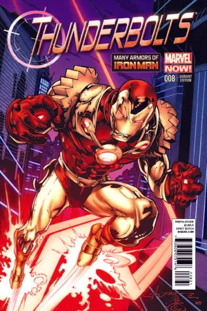Thunderbolts (2012) #8 (Stroman Iron Man Many Armors Variant)