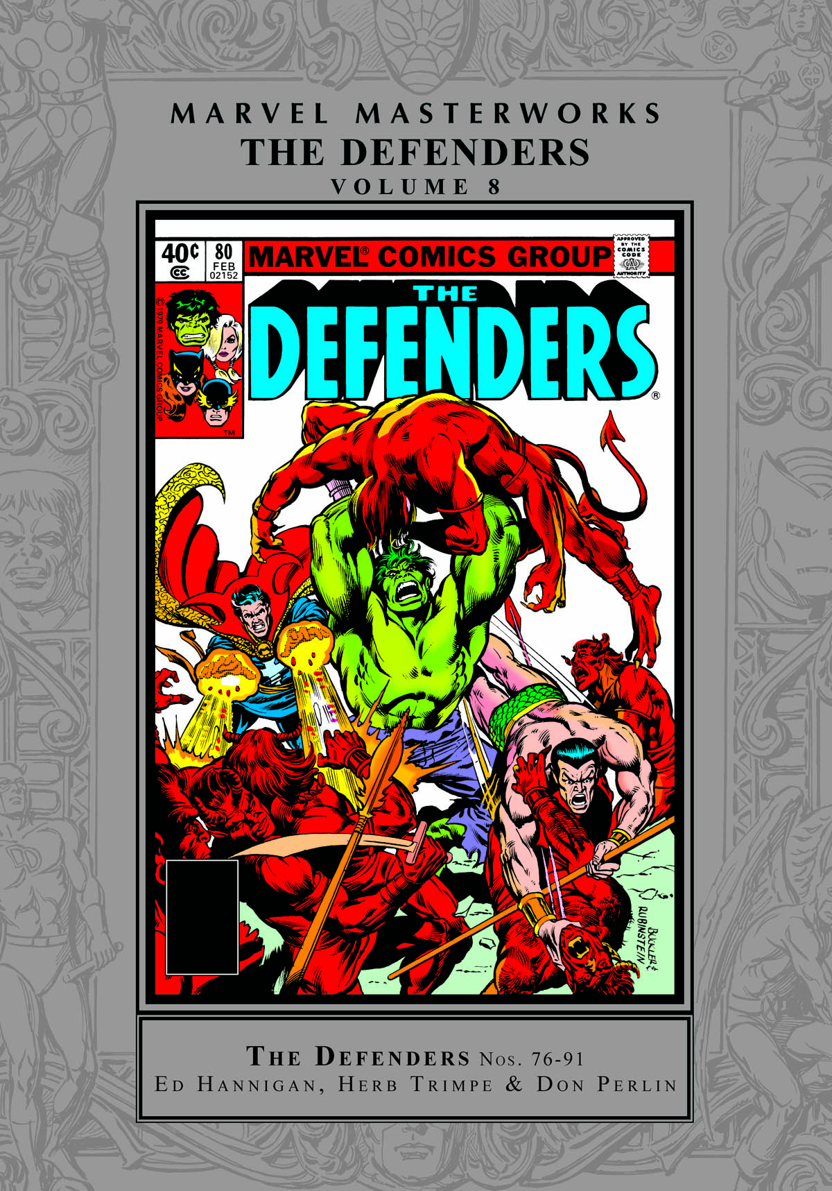 Marvel Masterworks: The Defenders Vol. 8 (Trade Paperback)