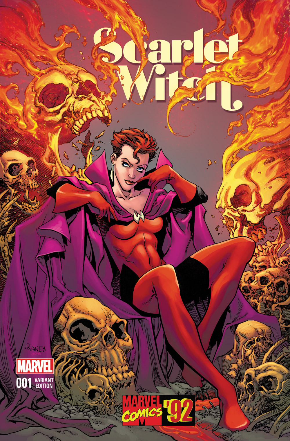 Scarlet Witch #1 (Raney Marvel 92 Variant) (2015)