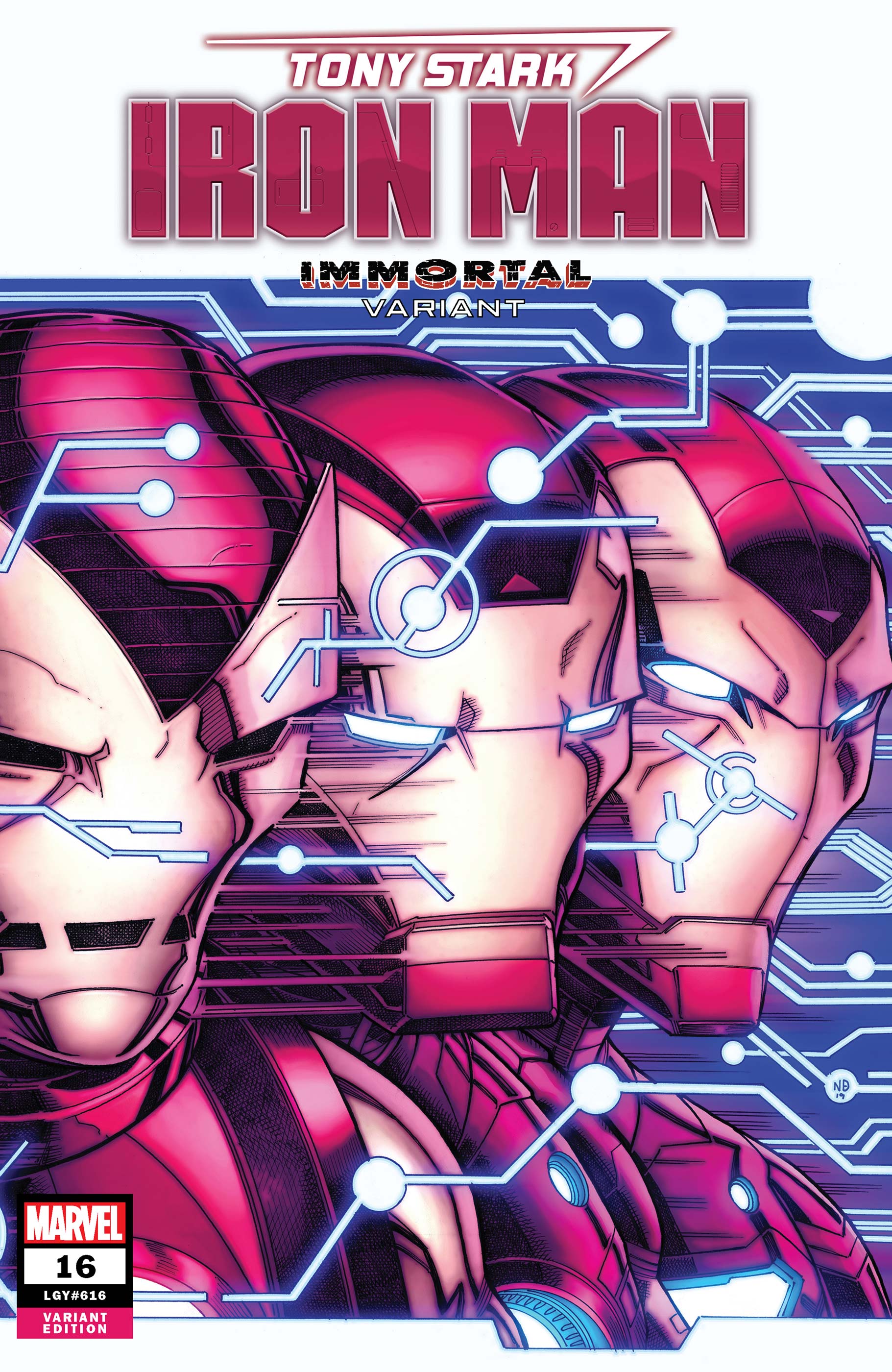 Tony Stark: Iron Man (2018) #16 (Variant)