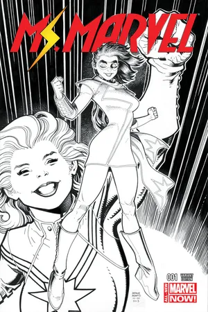 Ms. Marvel (2014) #1 (Adams Sketch Variant)