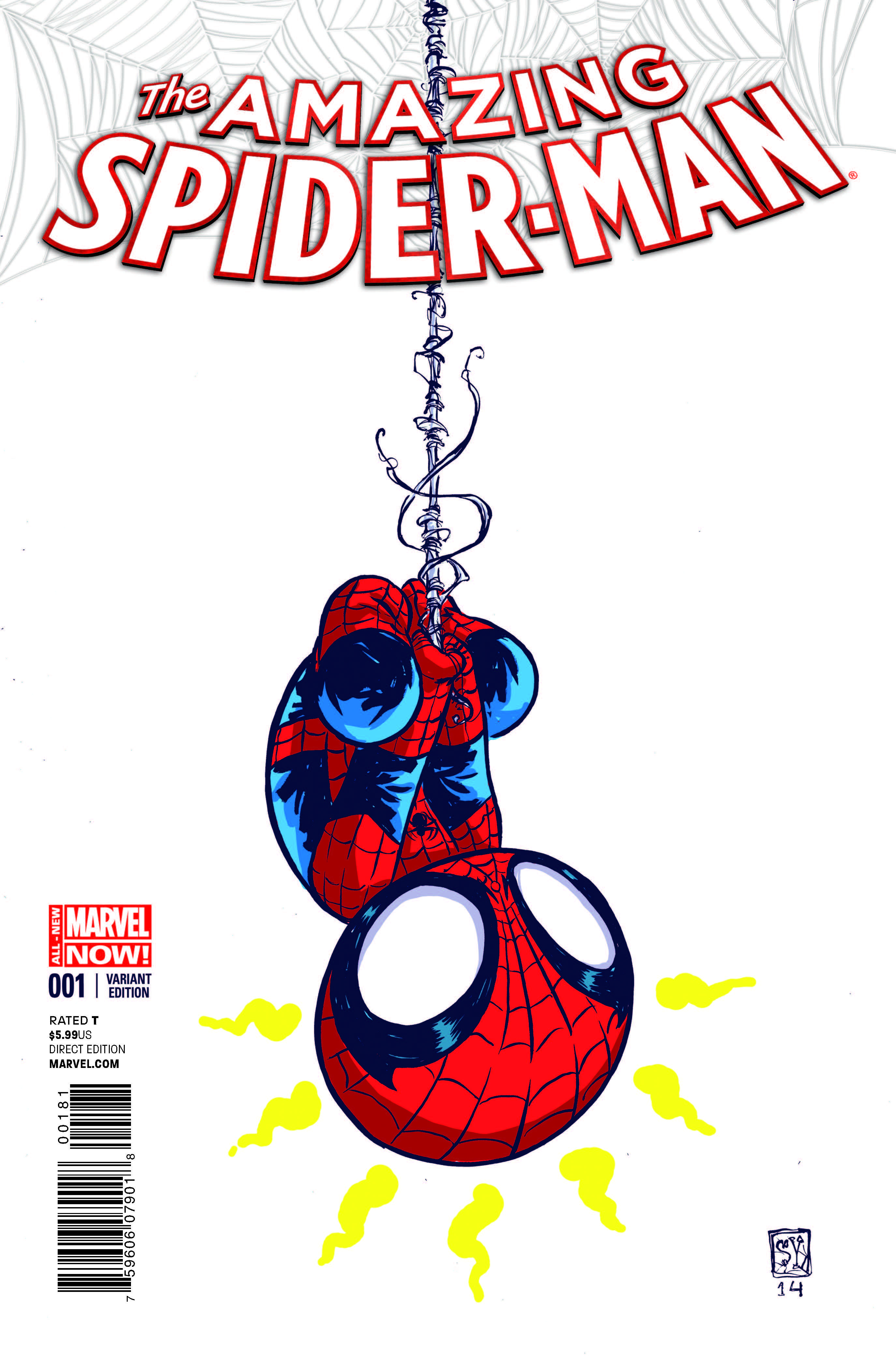 Spider-man Scottie youngバリアントカバー-www.connectedremag.com