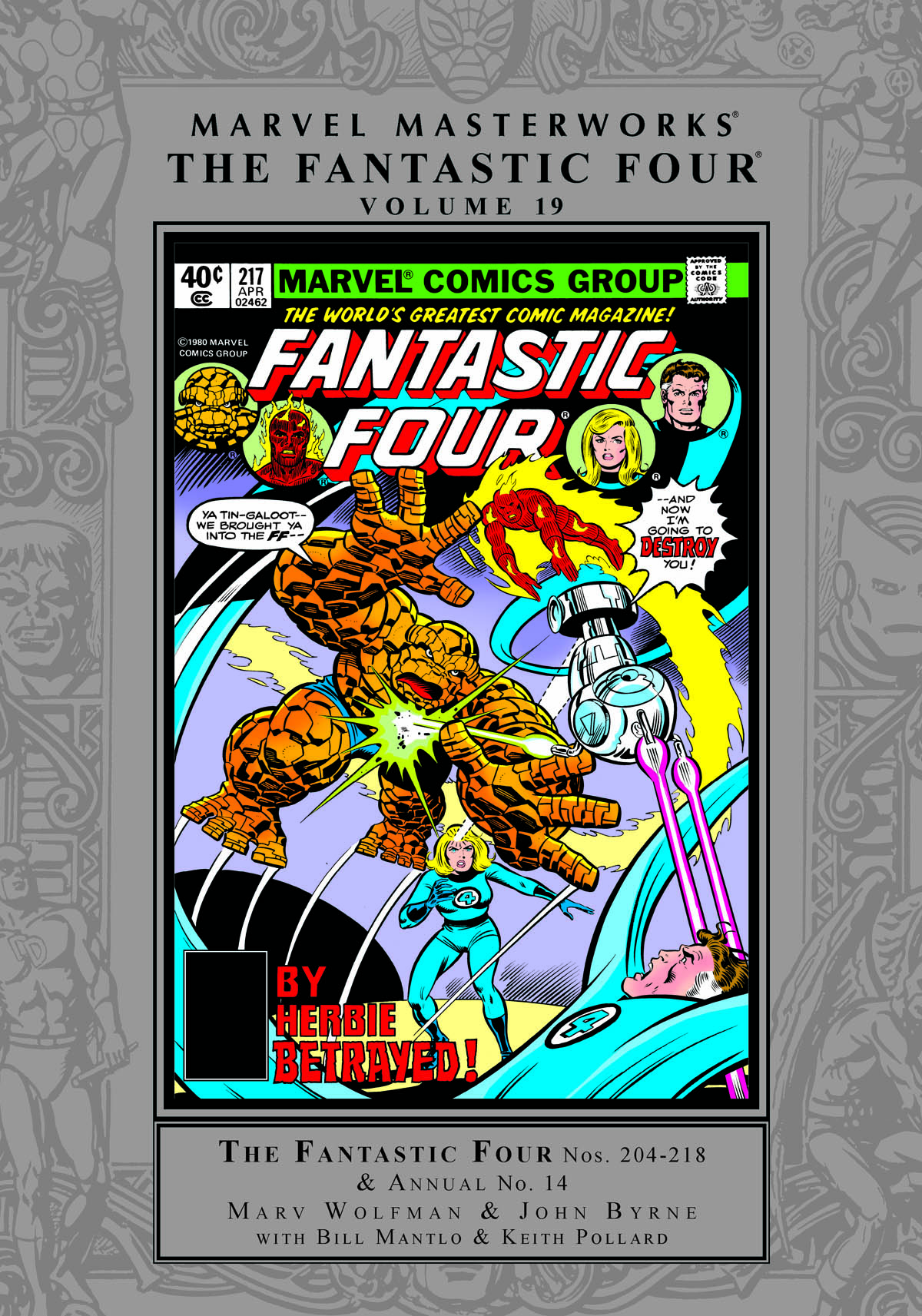 Marvel Masterworks: The Fantastic Four Vol. 19 (Hardcover)