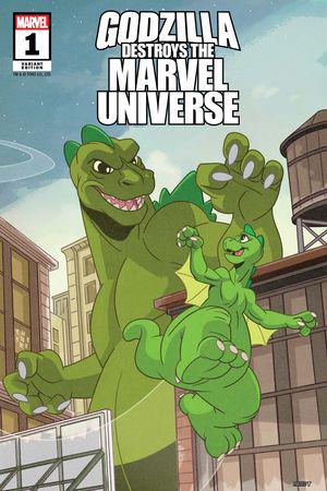 Godzilla Destroys the Marvel Universe (2025) #1 (Variant)