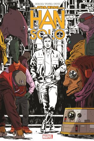 Color Your Own Star Wars: Han Solo (Trade Paperback)
