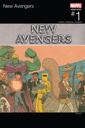 New Avengers #1  (Piskor Hip-&#8203;Hop Variant)