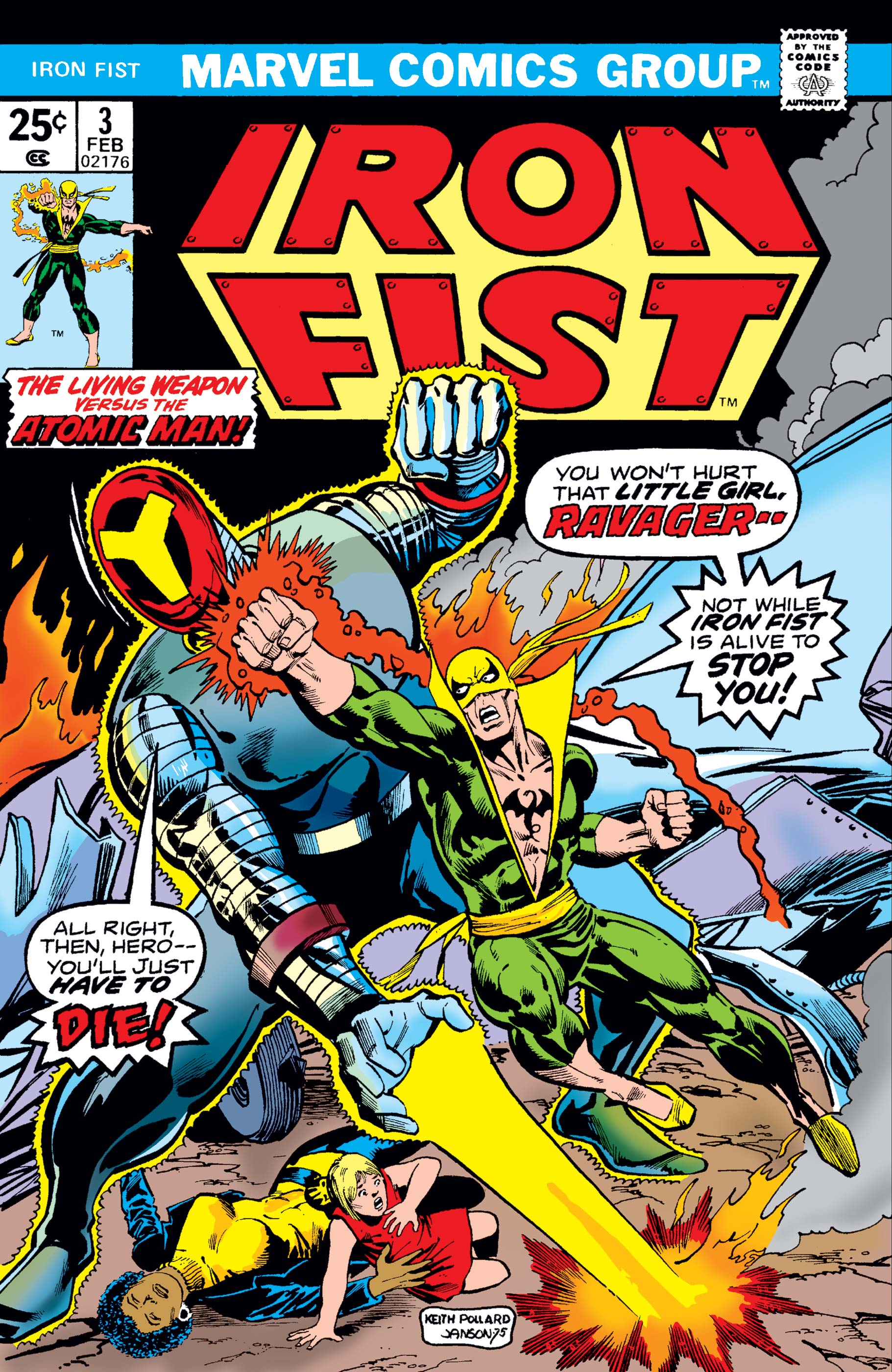 Iron Fist (1975) #3, Comic Issues