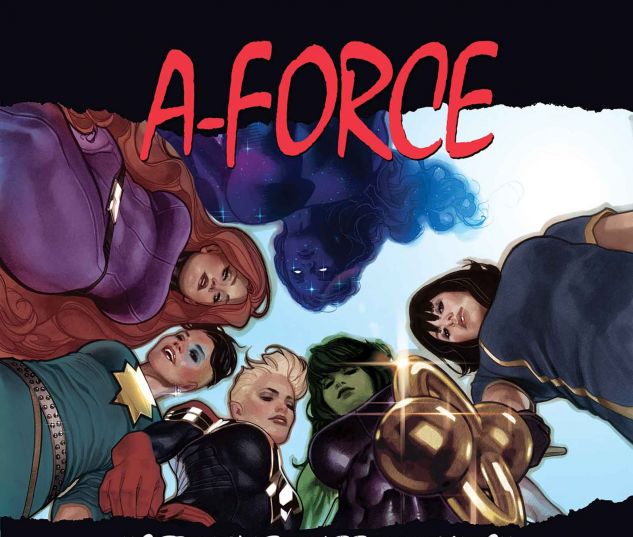 A-Force #1 variant art by Adam Hughes