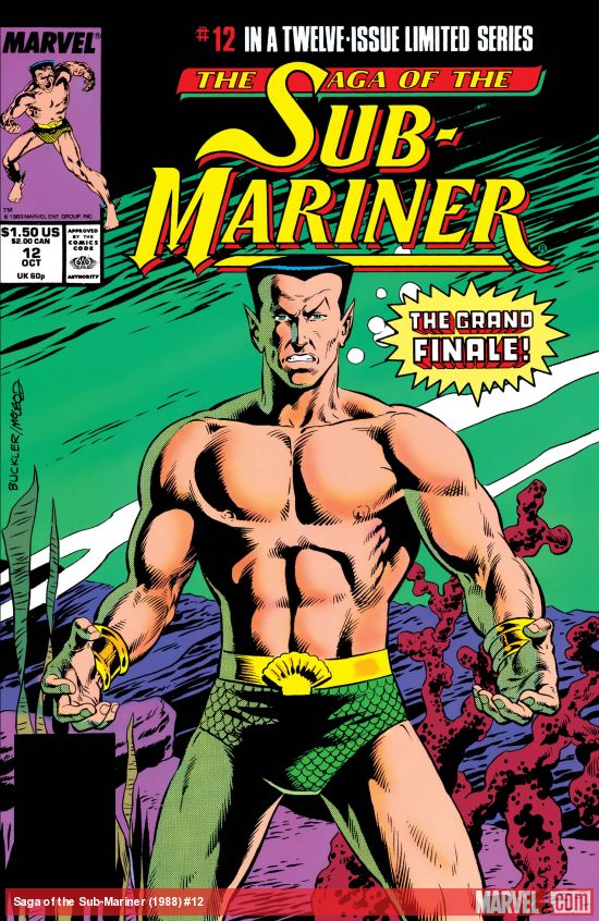 Saga Of The Sub Mariner 1988 12 Comic Issues Marvel