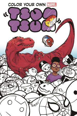 Color Your Own Marvel Tsum Tsum (Trade Paperback)