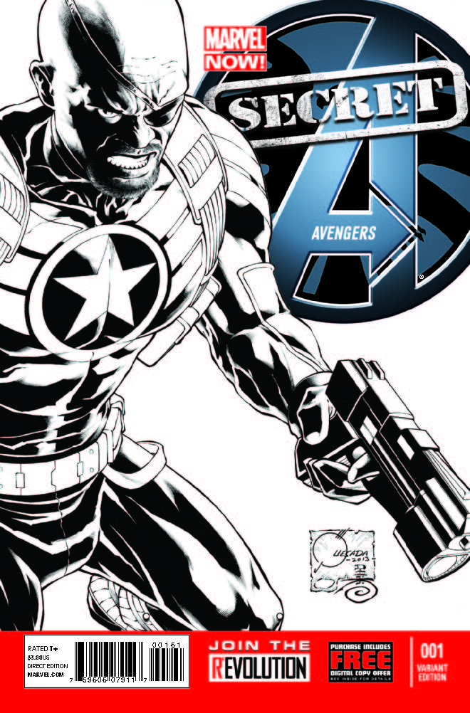 Secret Avengers (2013) #1 (Quesada Sketch Variant)