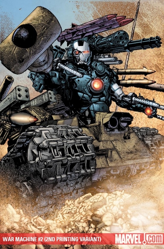 War Machine (2008) #2 (2nd Printing Variant)