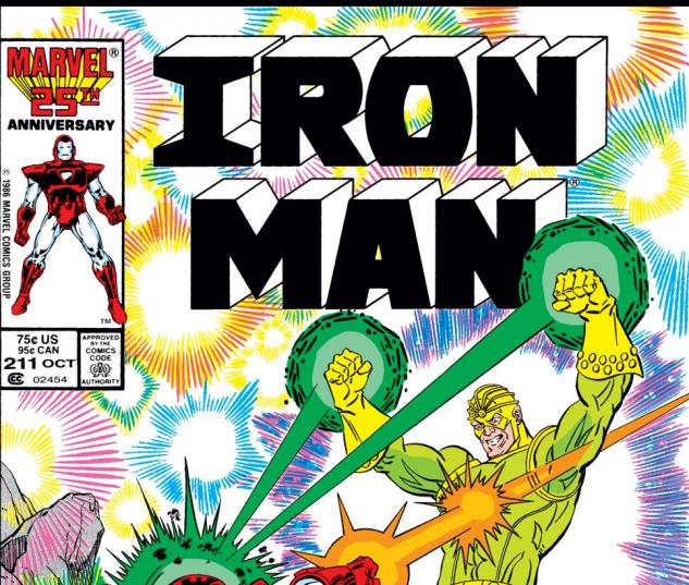 Iron Man (1968) #211 Cover