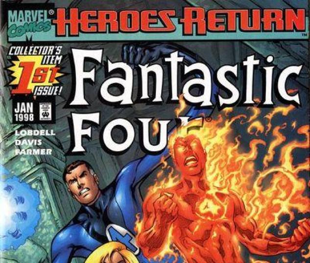 Fantastic Four (1997) #1 cover by Alan Davis