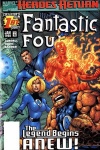 Fantastic Four (1997) #1 cover by Alan Davis