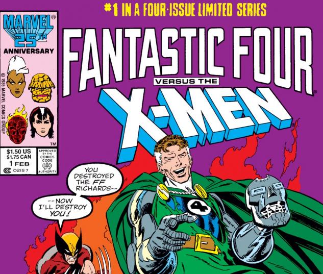 Fantastic Four vs. the X-Men (1987) #1 Cover