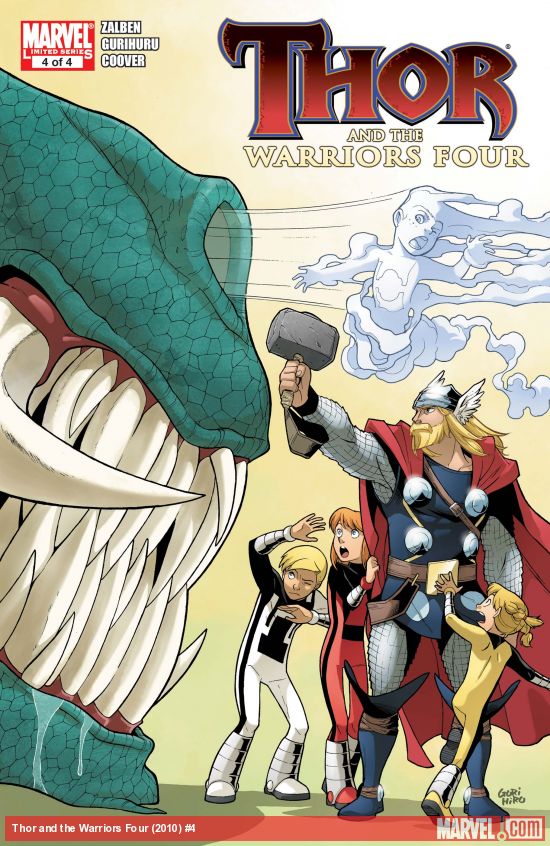 Thor and the Warriors Four (2010) #4