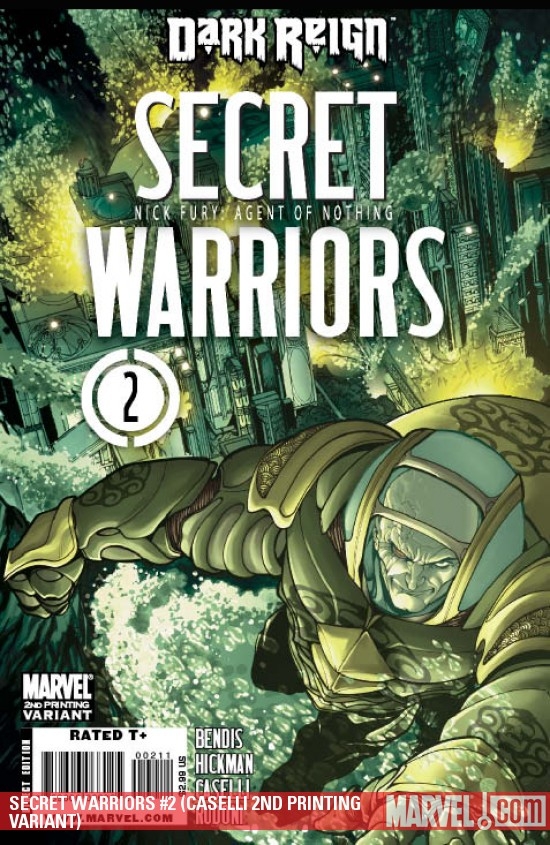 Secret Warriors (2009) #2 (CASELLI 2ND PRINTING VARIANT)