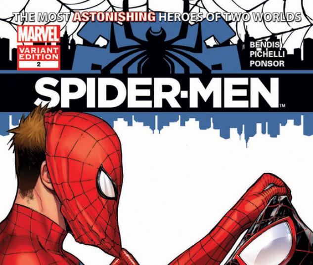 Spider-Men #2 variant cover by Sara Pichelli