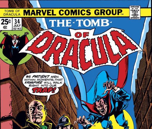 Tomb of Dracula (1972) #34 Cover