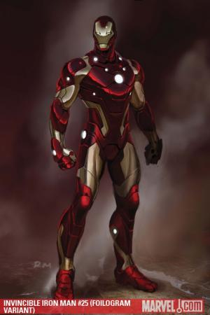 Invincible Iron Man #25  (FOILOGRAM VARIANT)