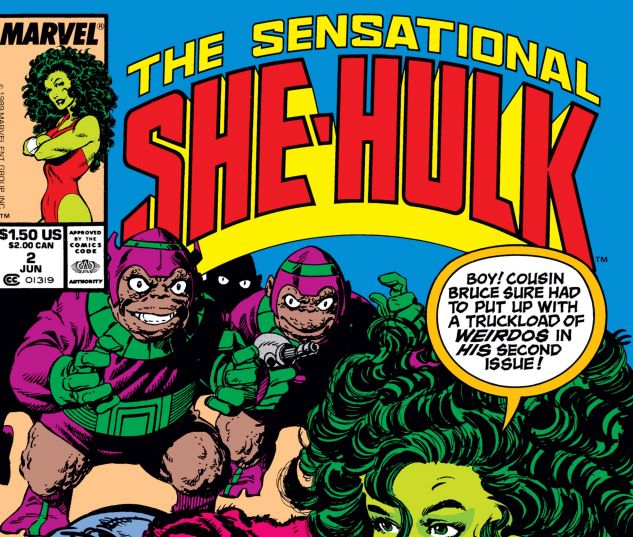 Cover for SENSATIONAL SHE-HULK #2