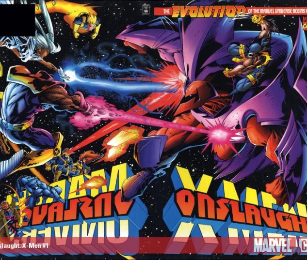 Onslaught: X-Men #1 cover by Adam Kubert