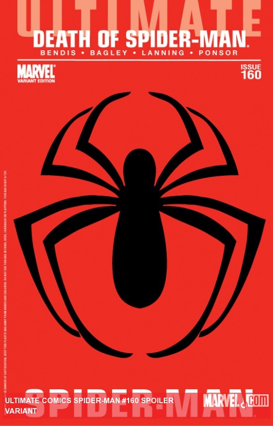 Ultimate Comics Spider-Man (2009) #160 (Spoiler Variant)