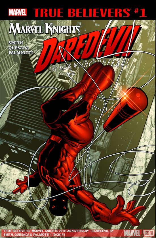 True Believers: Marvel Knights 20th Anniversary - Daredevil by Smith, Quesada & Palmiotti (2018) #1