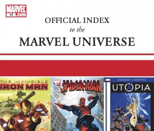 Official Index to the Marvel Universe (2009) #13