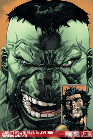 Ultimate Wolverine Vs. Hulk (2005) #4 (Variant)