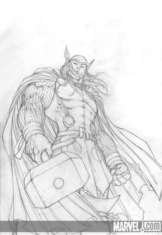 Just an update of my Thor commission. (Freehand graphite a… | Flickr