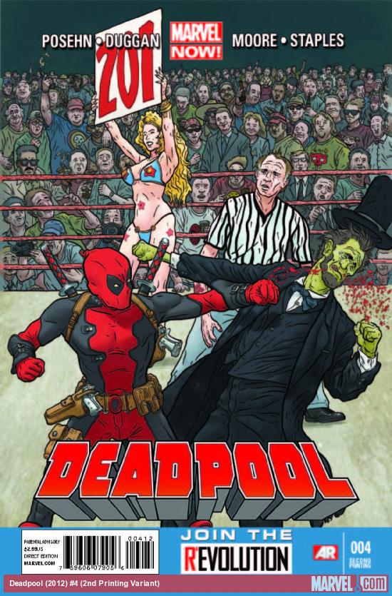 Deadpool (2012) #4 (2nd Printing Variant)