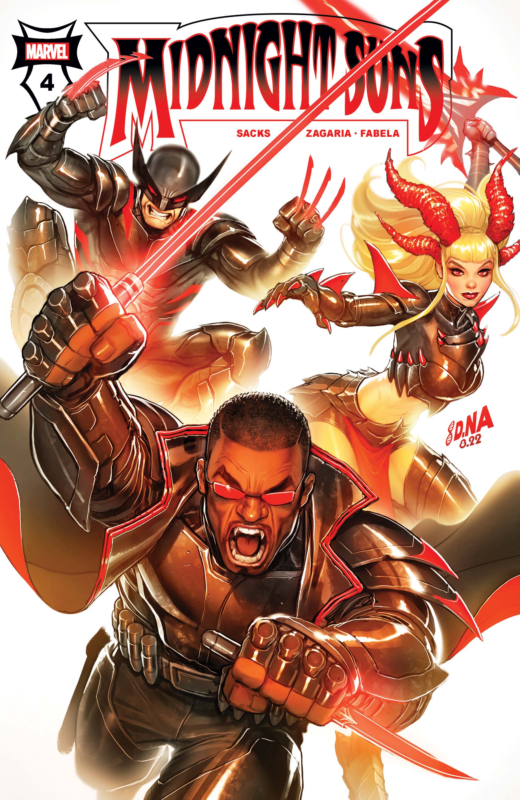 Midnight Suns 2022 4 Comic Issues Marvel