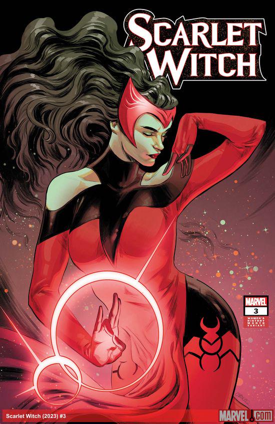 Scarlet Witch, Storm, and Captain Marvel highlight Women's History Month  variant covers