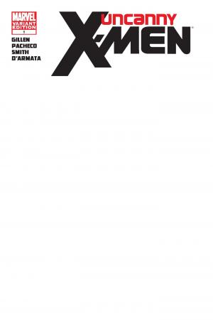 Uncanny X-Men (2011) #1 (Blank Cover Variant)