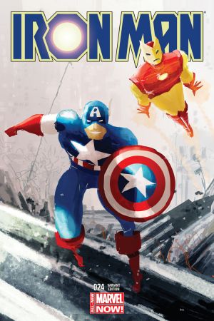 Iron Man (2012) #24 (Campion Captain America Team Variant)