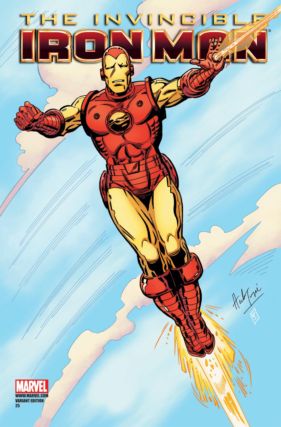 Invincible Iron Man (2008) #25 (TRIMPE VARIANT)