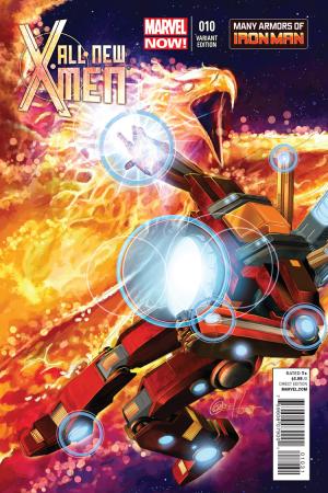 All-New X-Men #10  (Horn Iron Man Many Armors Variant)