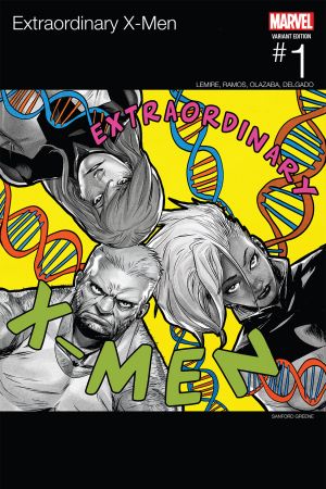 Extraordinary X-Men #1  (Greene Hip-&#8203;Hop Variant)
