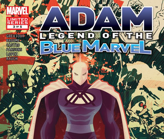 Adam Legend of the Blue Marvel #3 Cover