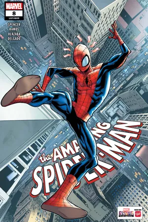 作者サイン付き AMAZING SPIDER-MAN #8 アメコミリーフ Amazing