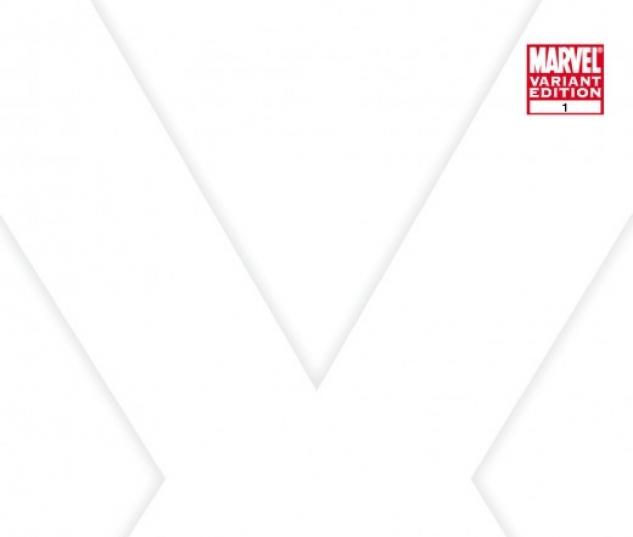 X-MEN #1 Blank Variant cover