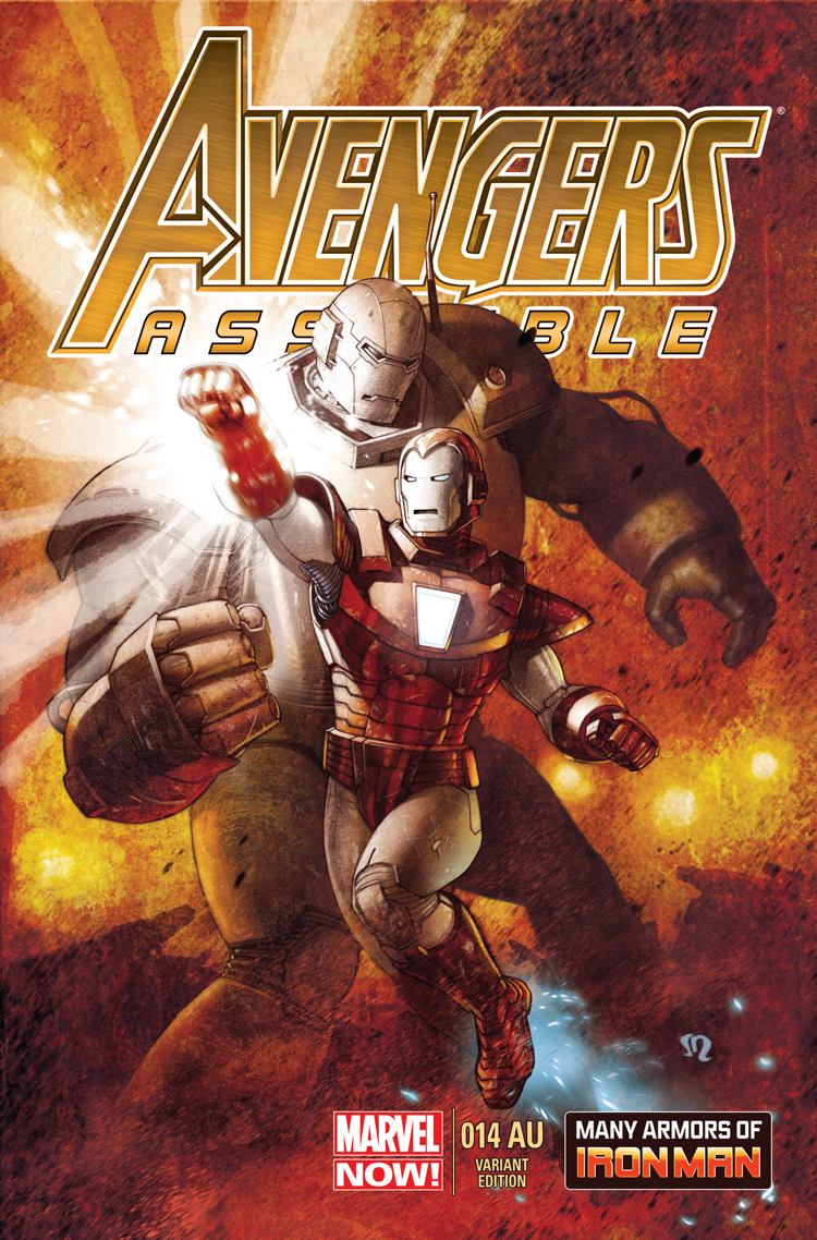 Avengers Assemble (2012) #14 (Roux Iron Man Many Armors Variant)