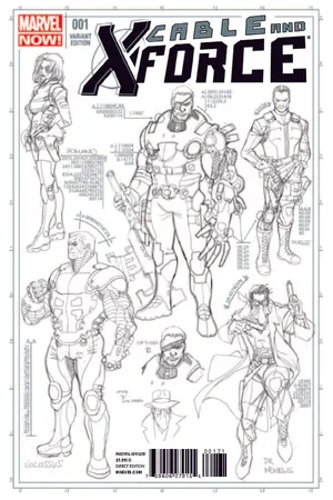Cable and X-Force (2012) #1 (Larroca Design Variant)
