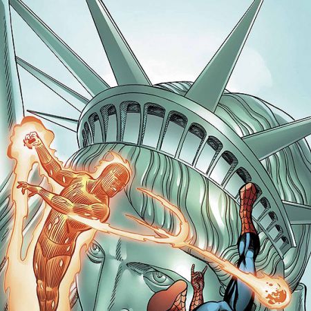 SPIDER-MAN/HUMAN TORCH (2005) #1 COVER