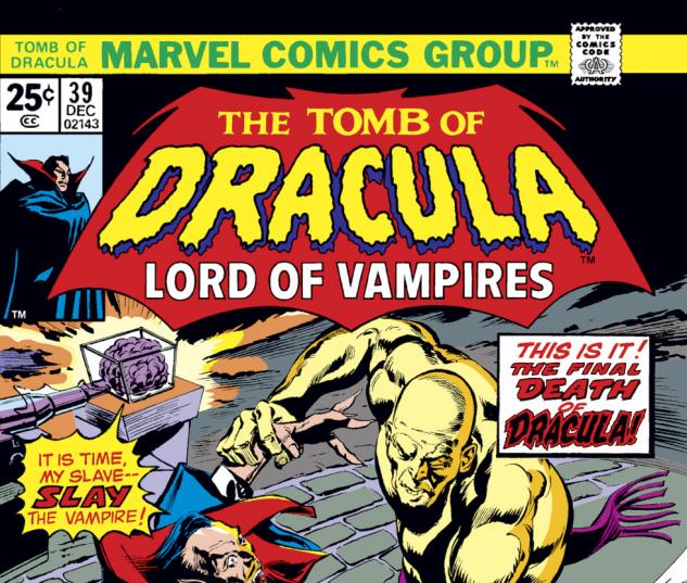 Tomb of Dracula (1972) #39 Cover