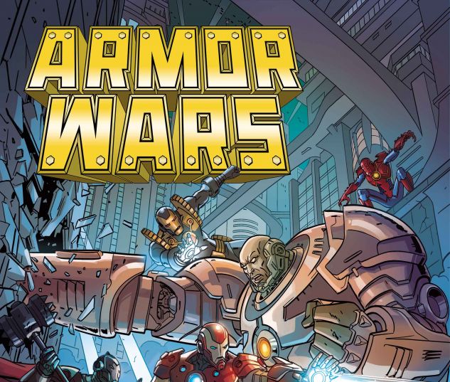 Armor Wars #1 cover by Paul Rivoche