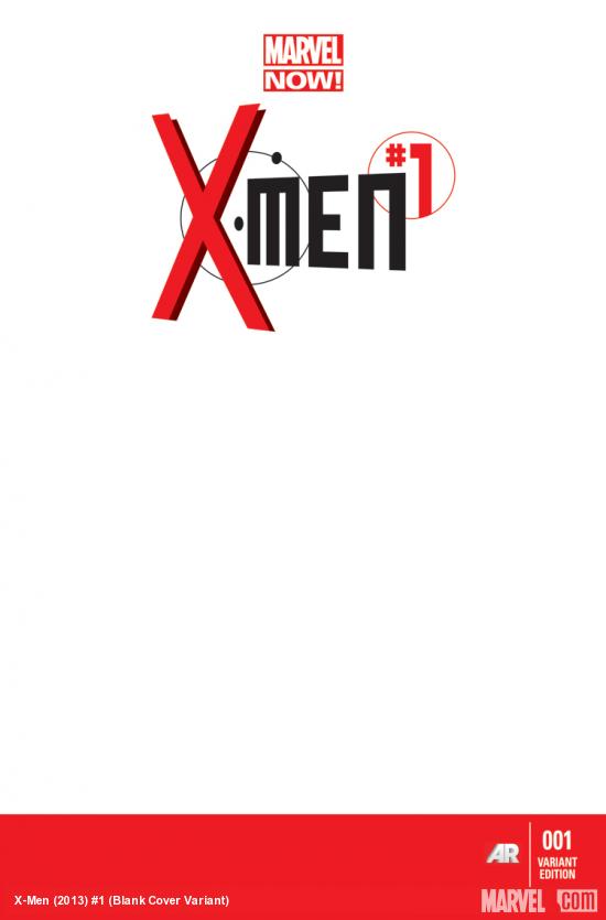 X-Men (2013) #1 (Blank Cover Variant)